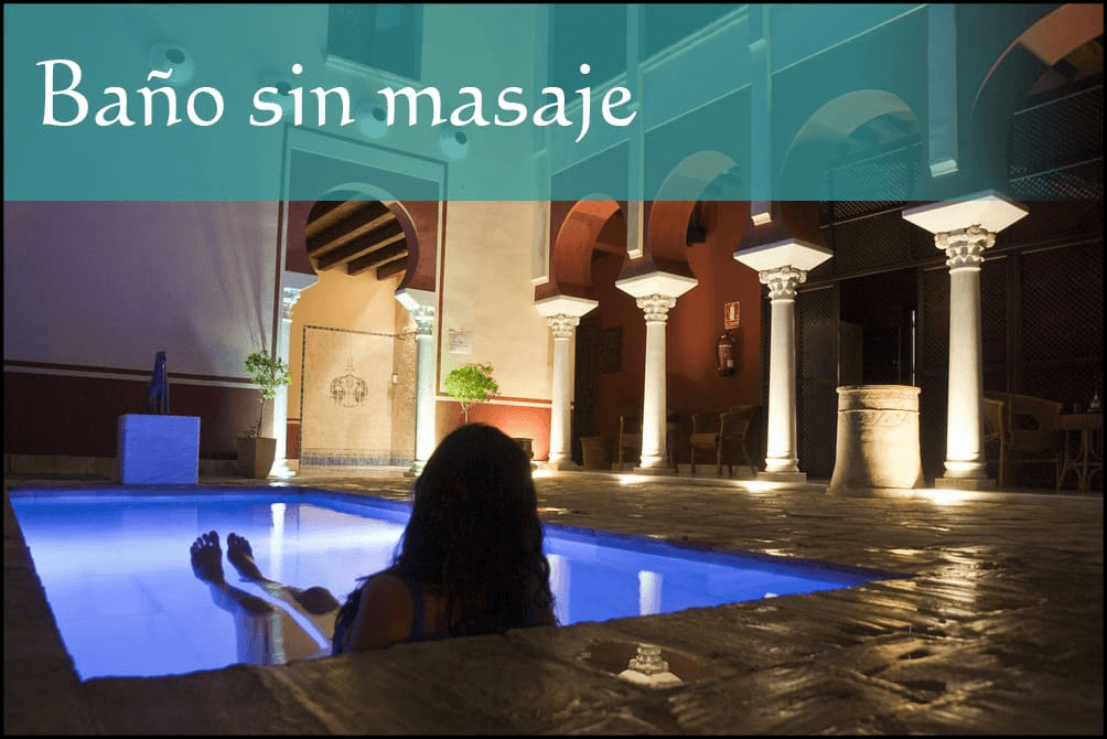 Baño sin masaje
